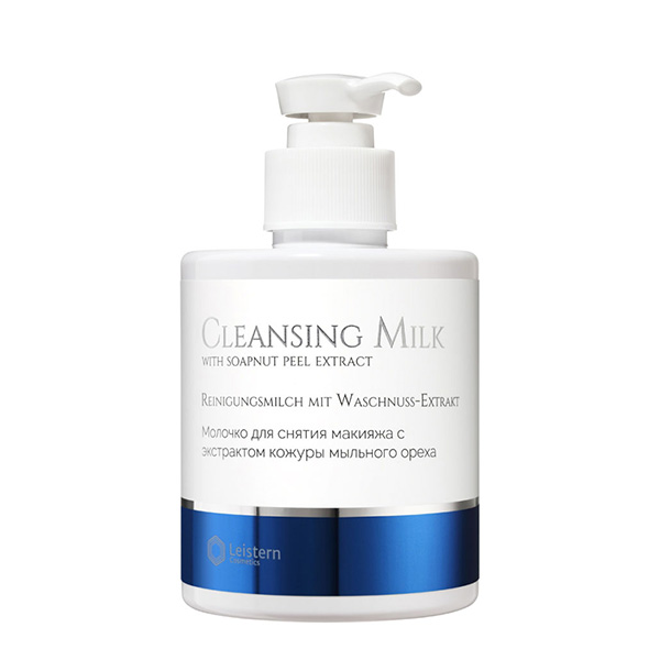 Leistern Cosmetics, Молочко для снятия макияжа с экстрактом кожуры мыльного ореха, Cleansing Milk Leistern, 300 мл